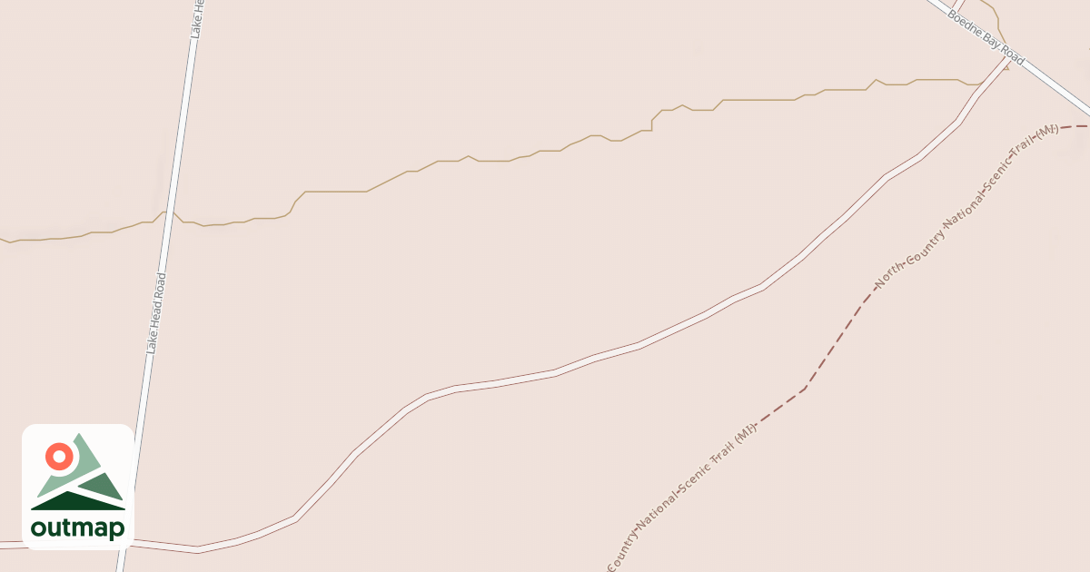 Map of BOEDNE BAY SPUR A
