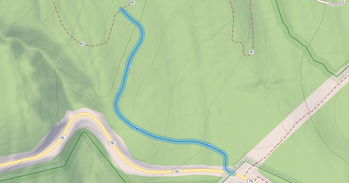 Map preview of Back Door (Closed December 1 - June 15)