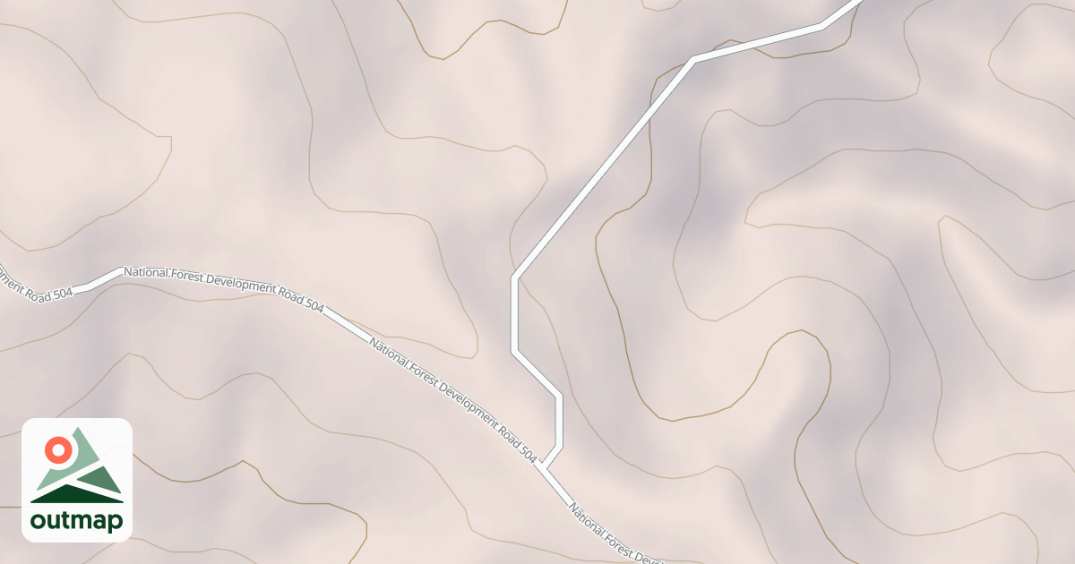 Map of CLARKIA PEAK