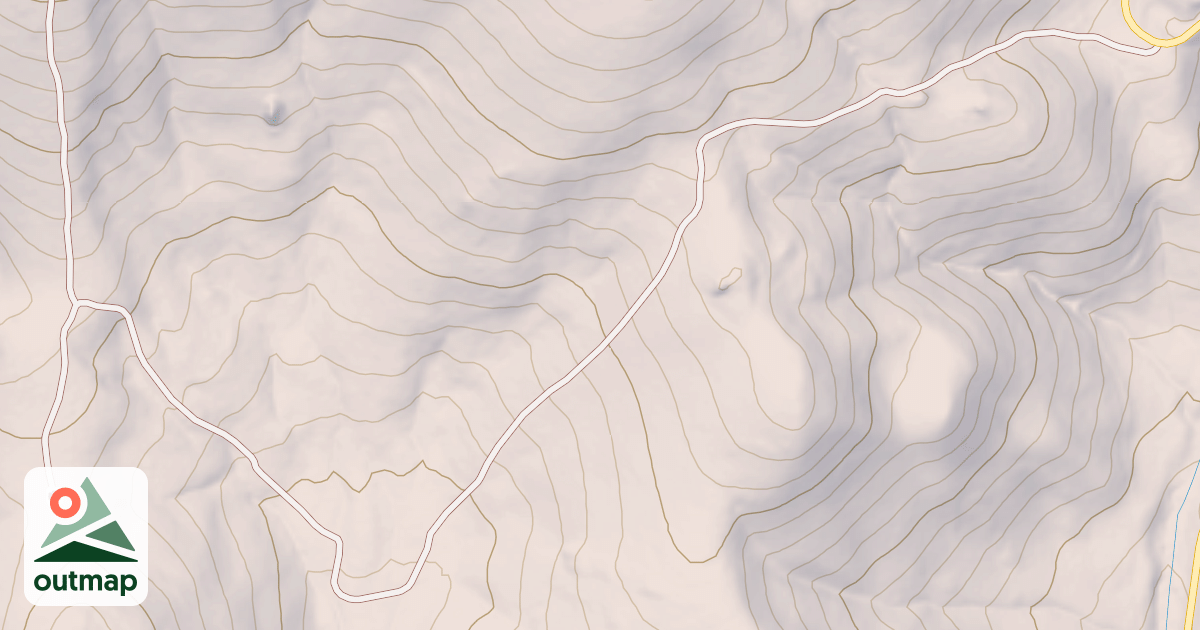 Map of HINKEY SUMMIT SPUR B