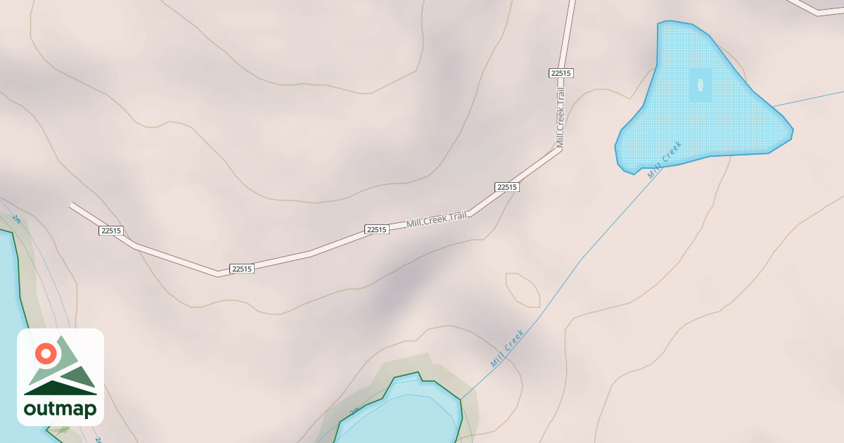 Map of Mill Creek Trail