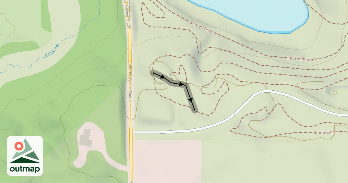 Map of Boardwalk Shimmy