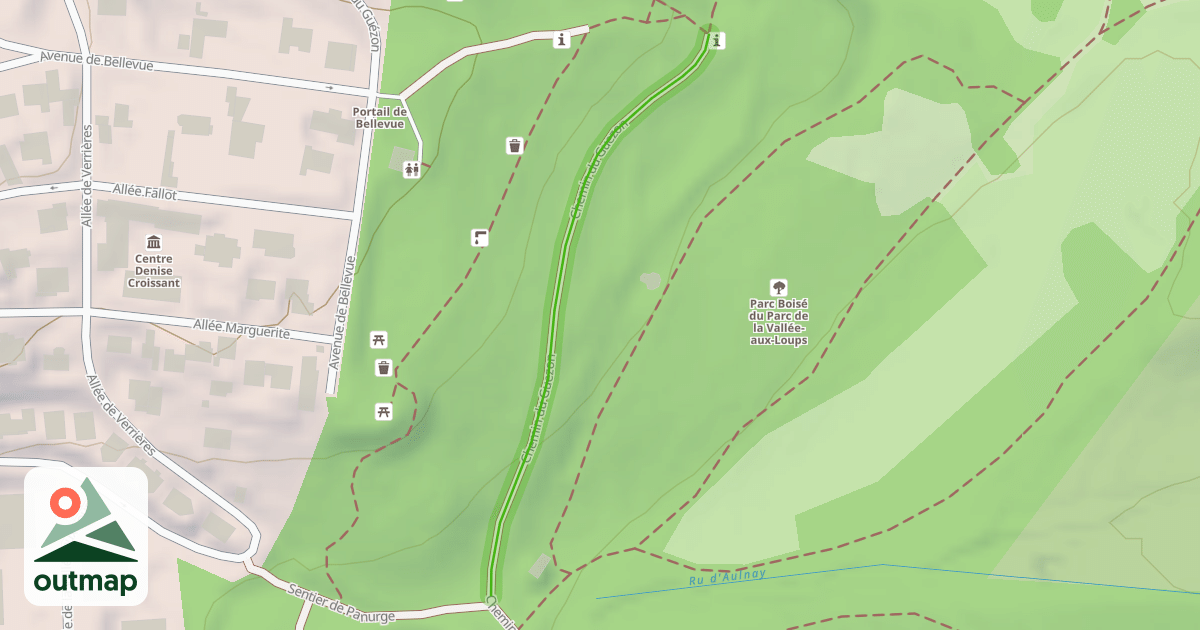 Map of Chemin du Guezon