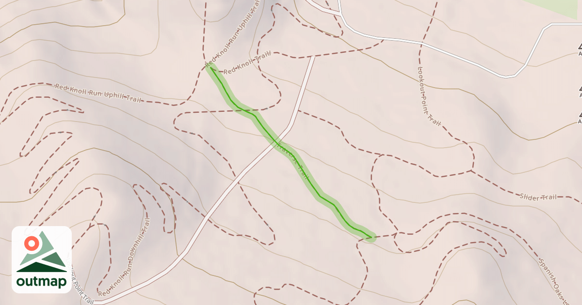 Map of Traverse Trail