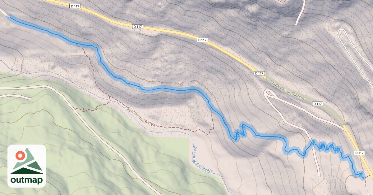 Map of Sentier du Berger