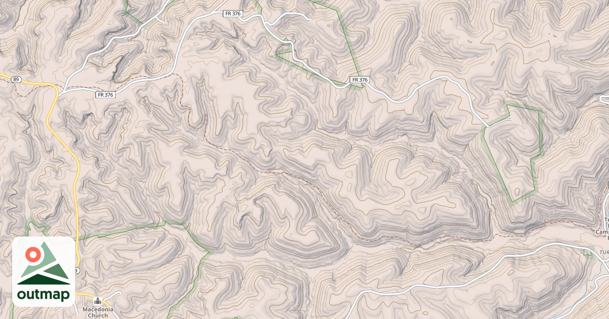 Map of USFS Motor Vehicle Use Map Trails 20628