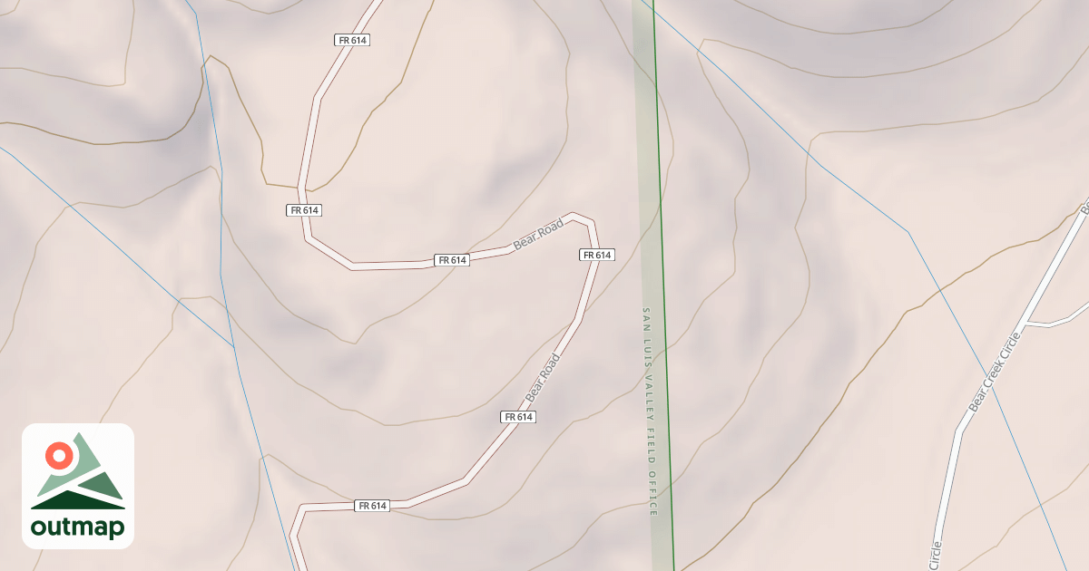 Map of BLM National GTLF Public Motorized Roads 1e529b3c-2945-4428-9c87-e800992fe9b8