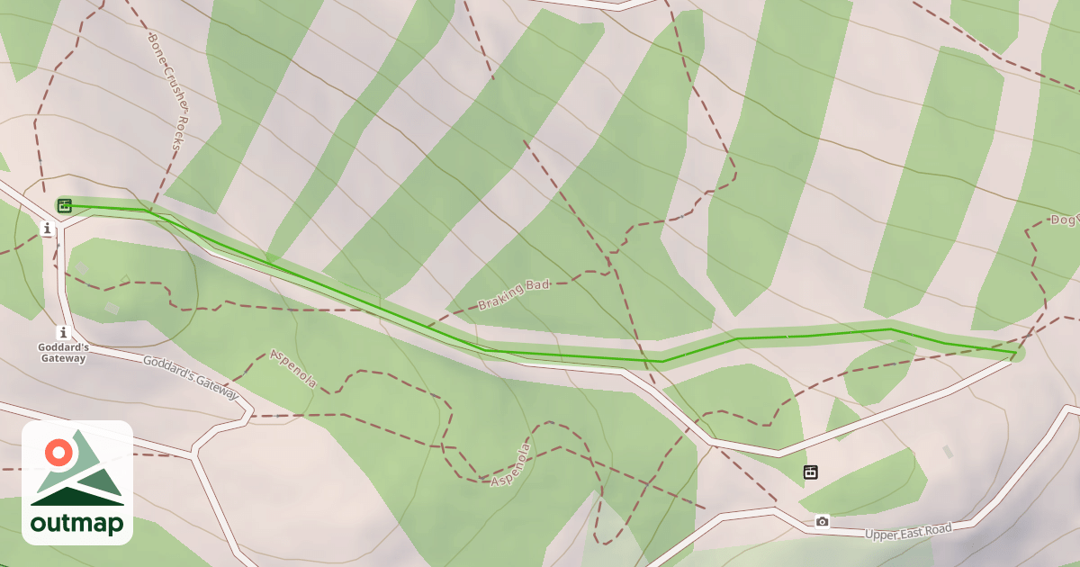 Map of Bruce's Blvd