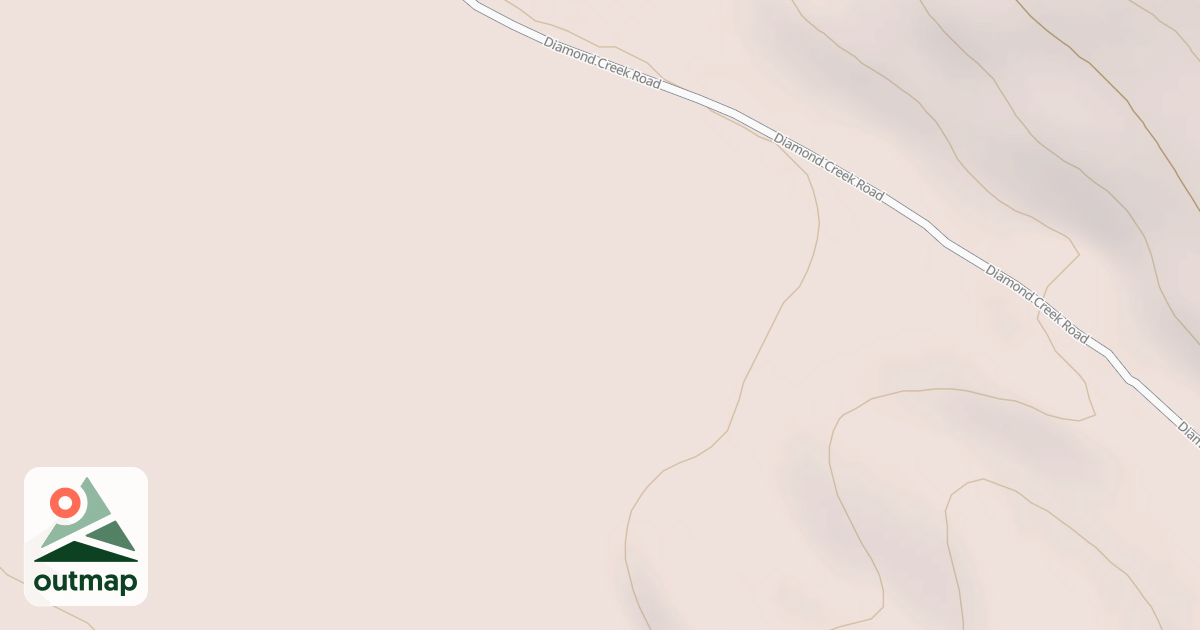 Map of DIAMOND CREEK SPUR