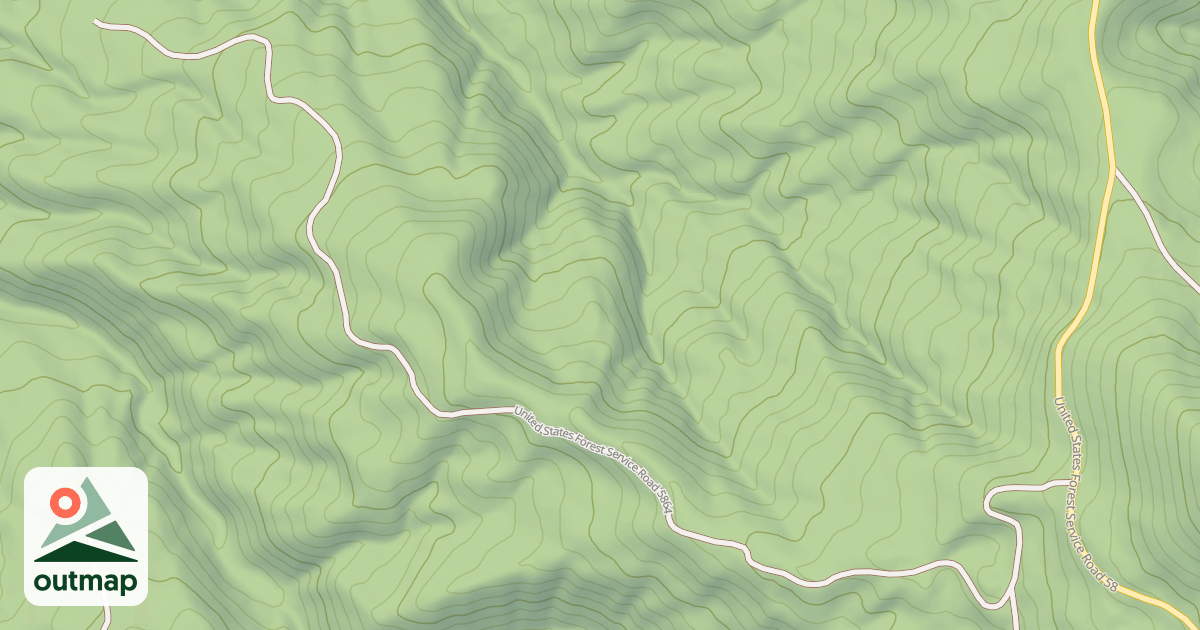 Map of USFS Motor Vehicle Use Map Roads {D6AF69FD-D030-42F8-85F1-D58AFF579ABB}