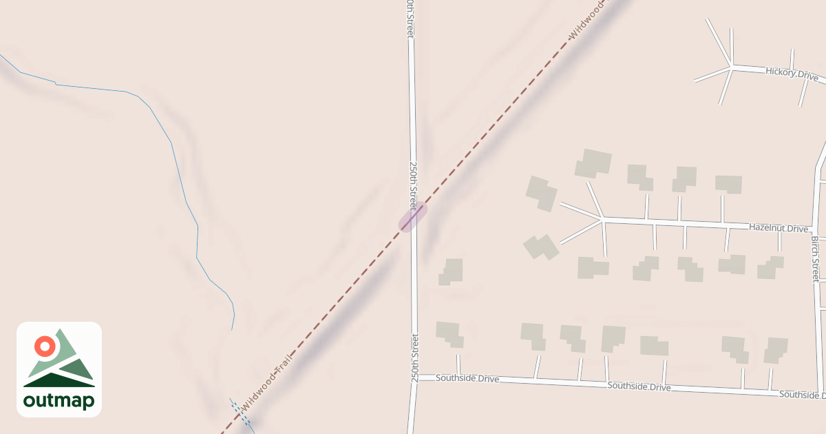 Map of Wildwood Trail