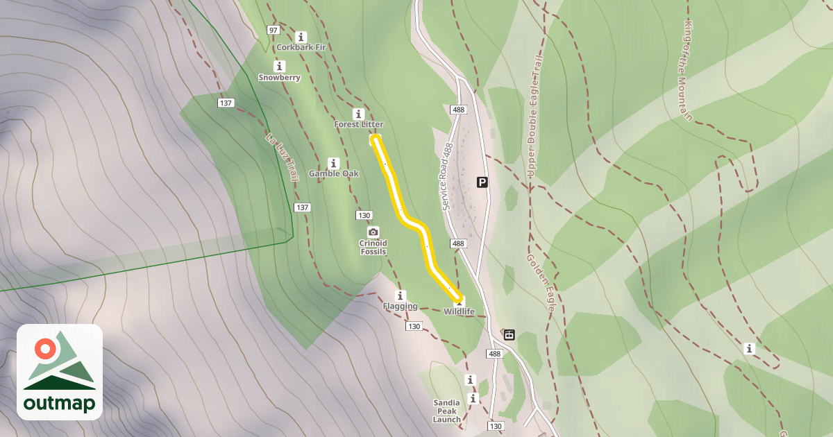 Map of Four Seasons Nature Trail