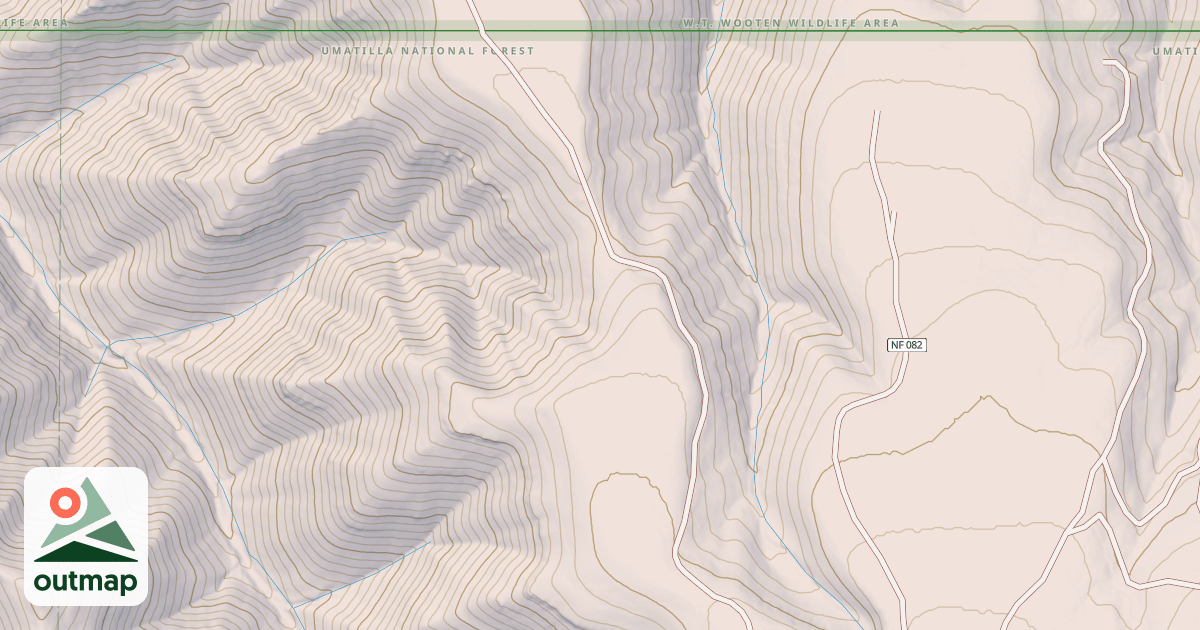 Map of ABELS RIDGE