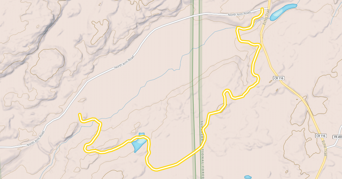Map preview of Moose Loop