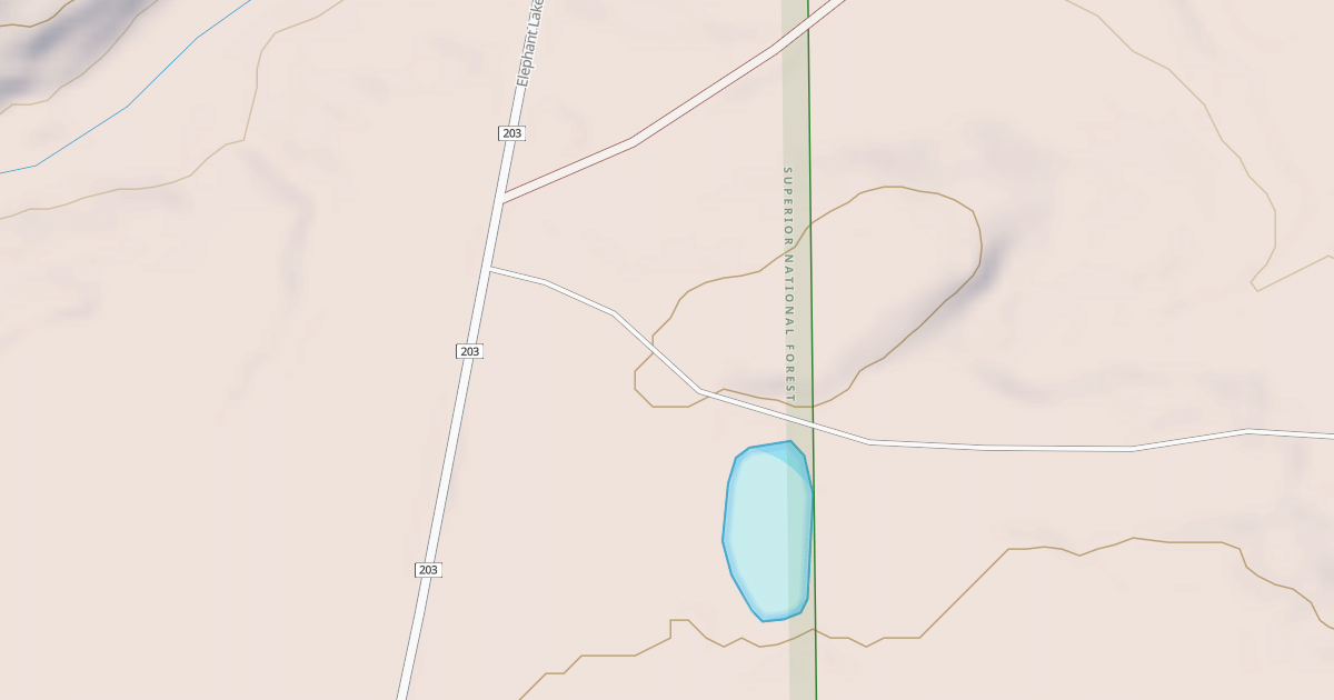 Map preview of ELEPHANT LAKE SPUR M