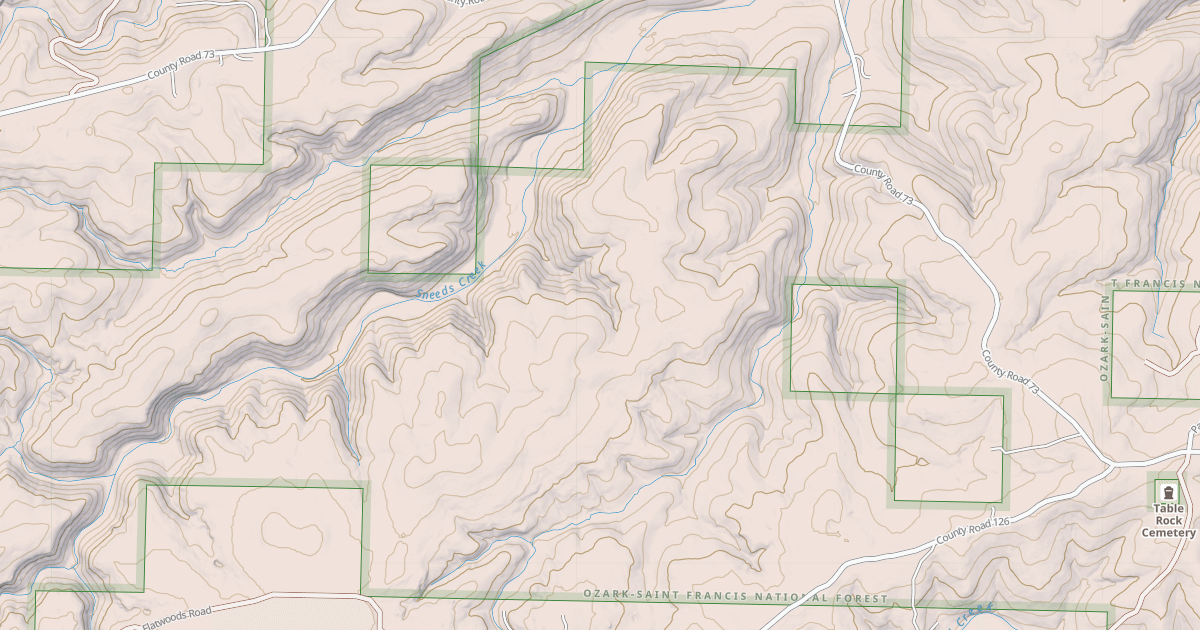 Map preview of USFS National Forest System Roads {EF6F6AB2-CEBF-4BE2-8FDD-24656DFAFD43}