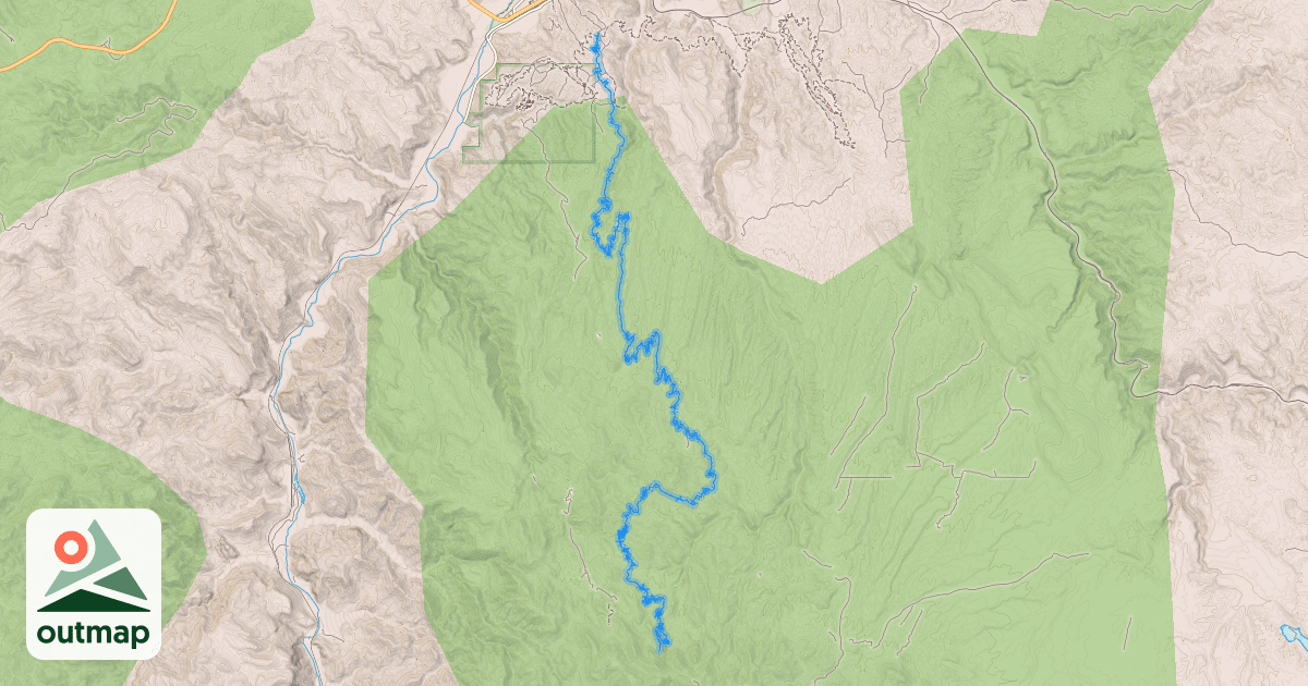 Map of Ella Mountain Trail