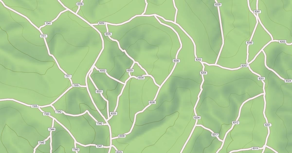 Map preview of USFS Motor Vehicle Use Map Trails 19075