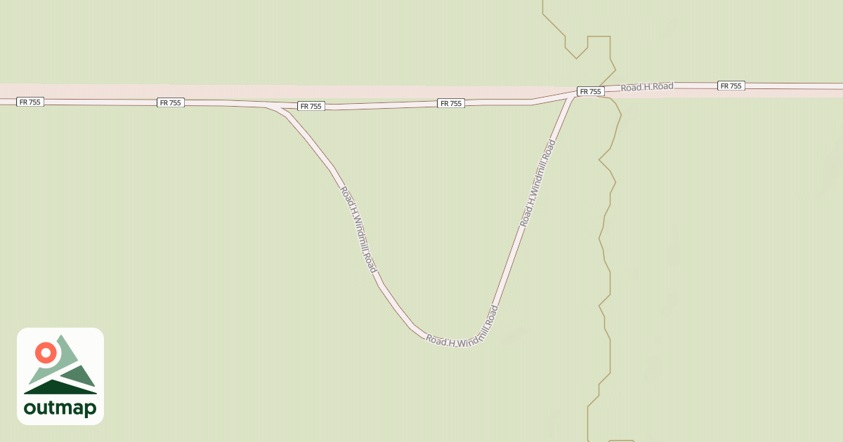Map of ROAD H WINDMILL