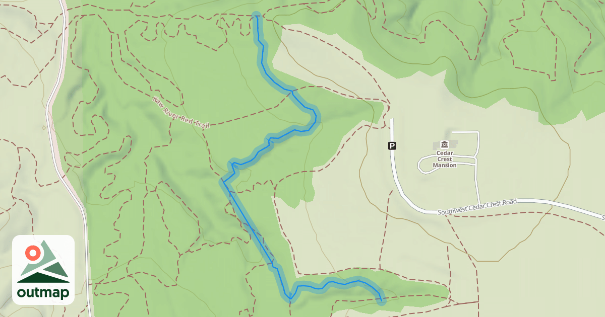 Map of Green Trail
