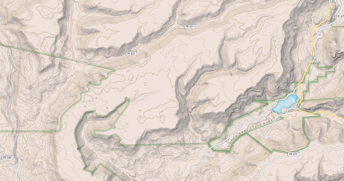 Map preview of USFS Motor Vehicle Use Map Roads {89E0C176-246E-438C-9119-687F3E3C2688}