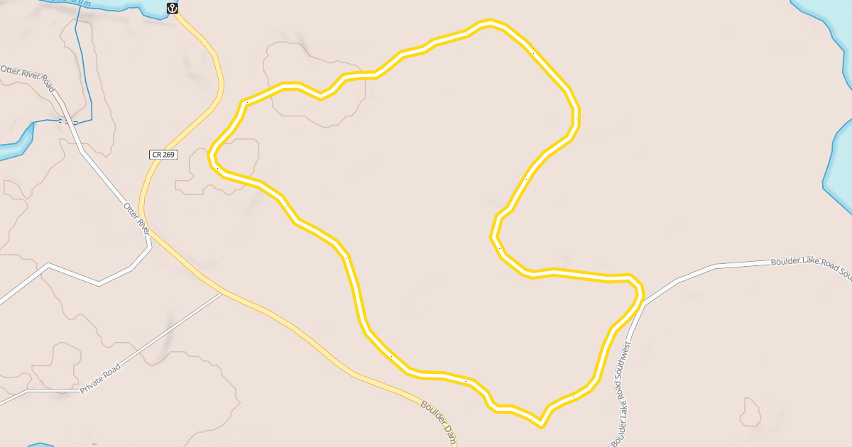 Map preview of Otter Run Trail