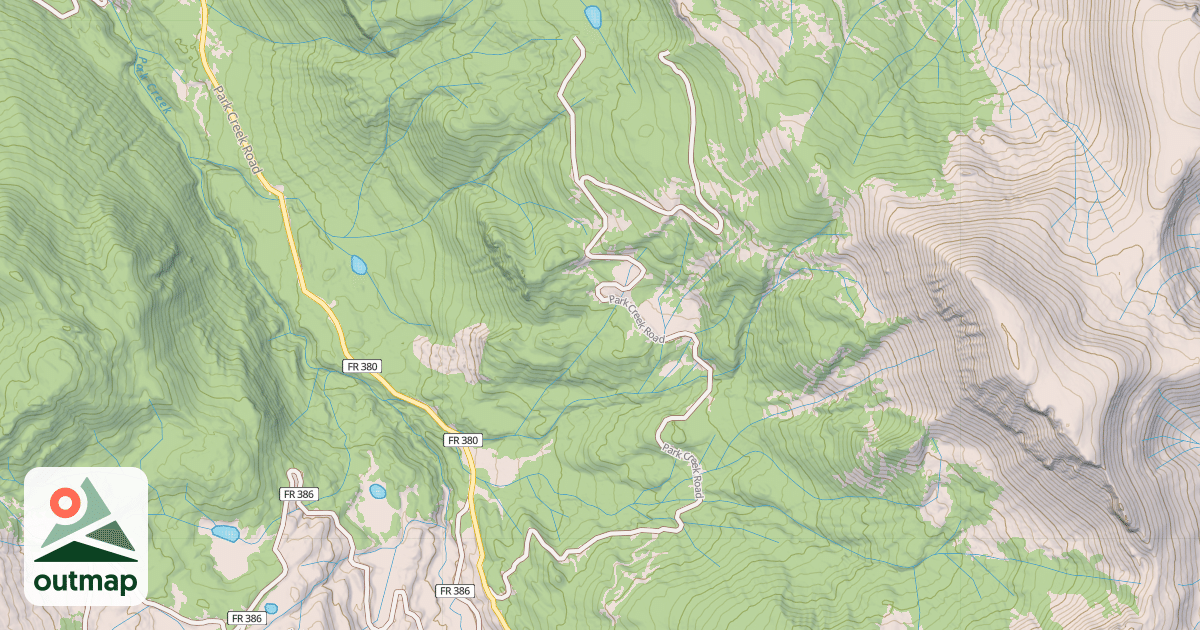 Map of PARK CR