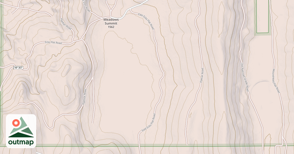 Map of EAST ECKS FLAT