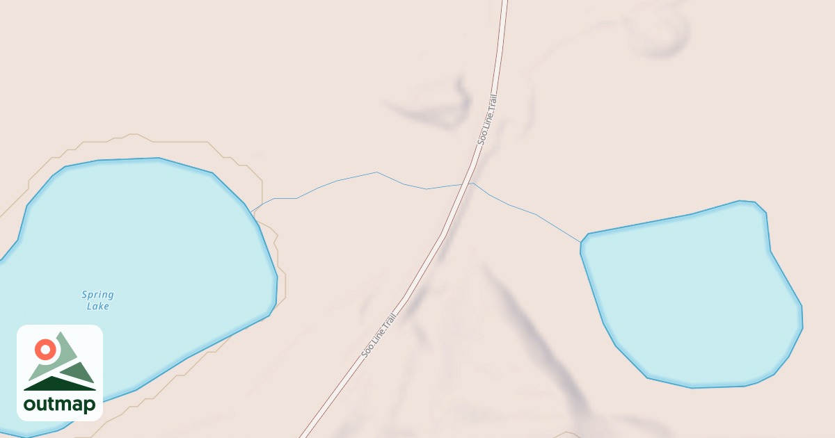 Map of Soo Pits Trails