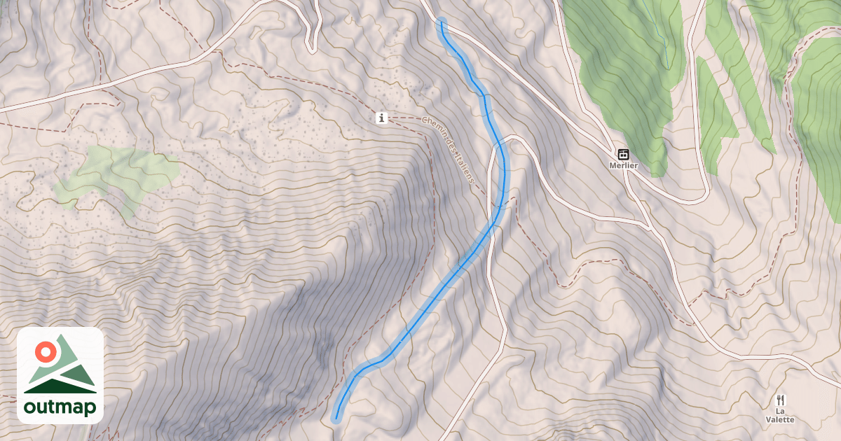 Map of Gypaète