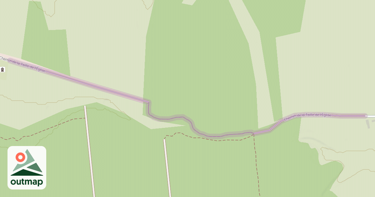 Map of Chemin de la Taille de l'Église