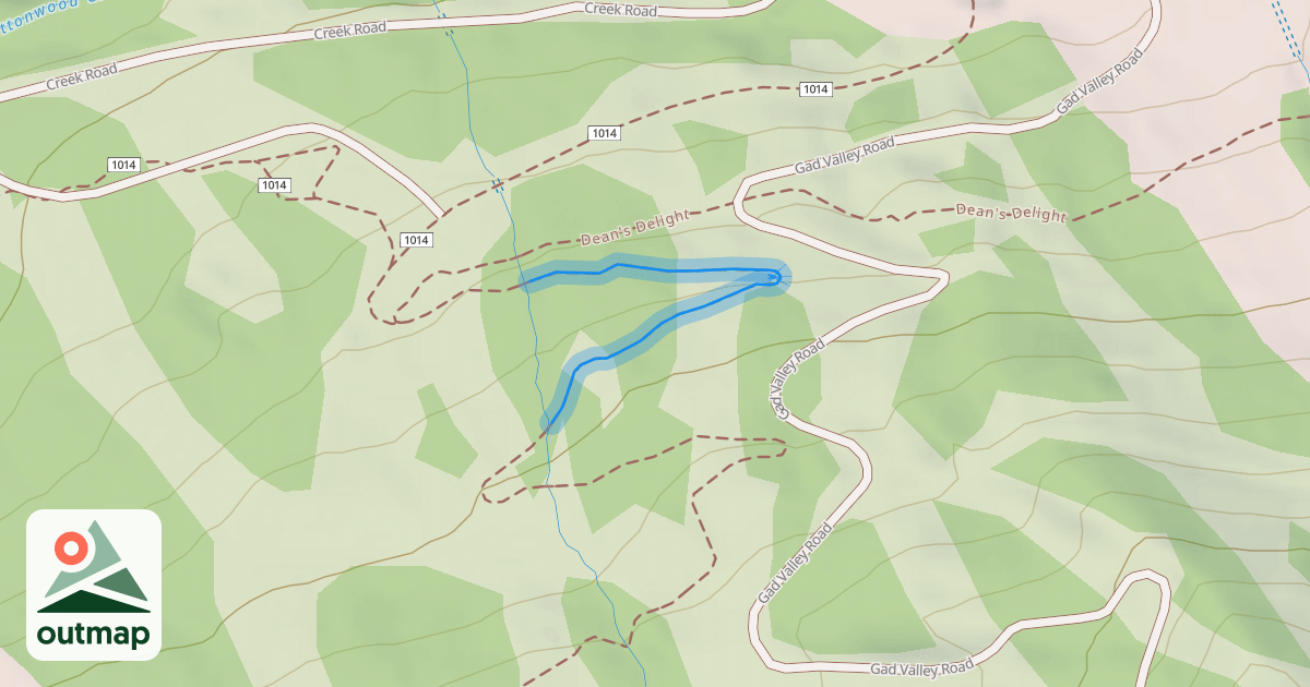 Map of Baby Thunder Trail