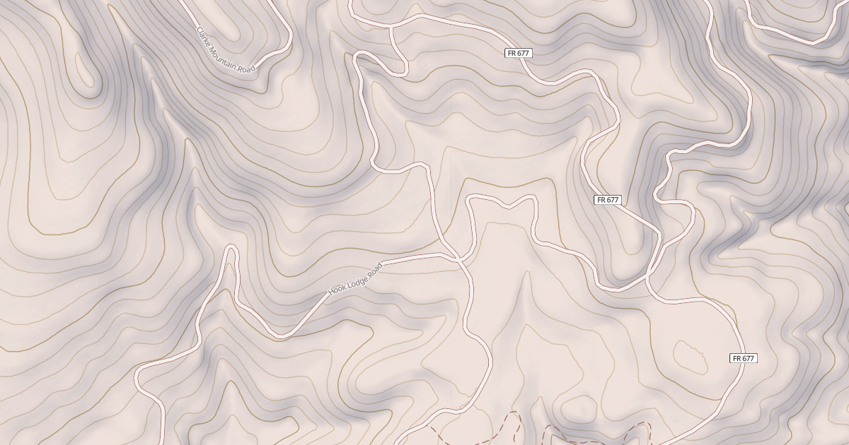 Map preview of CLARKE MOUNTAIN A