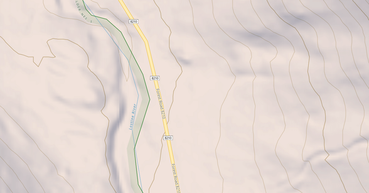 Map preview of USFS National Forest System Roads {1A677E0D-BAA4-4CCF-BAAC-B9A9A567595D}