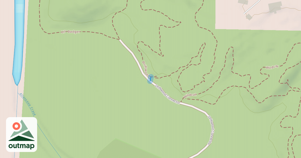Map of Driftwood