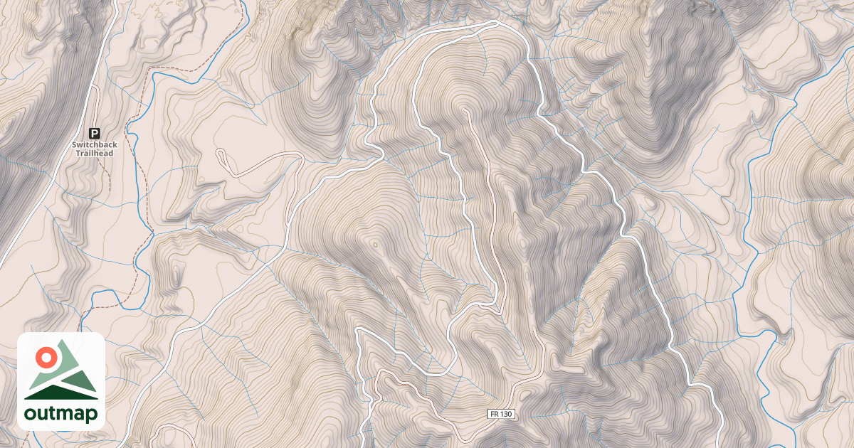 Map of HUMPTULIP RIDGE ROAD