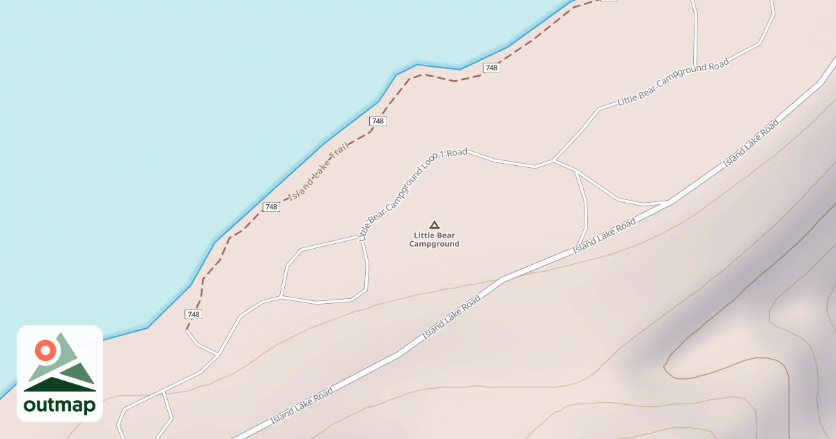 Map of LITTLE BEAR CG LOOP 1