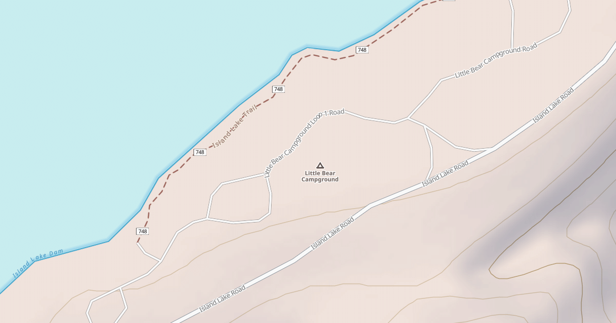 Map preview of LITTLE BEAR CG LOOP 1