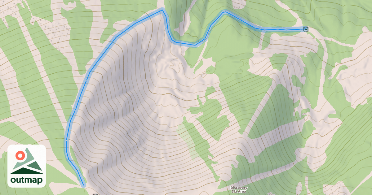 Map of Medicine Ridge