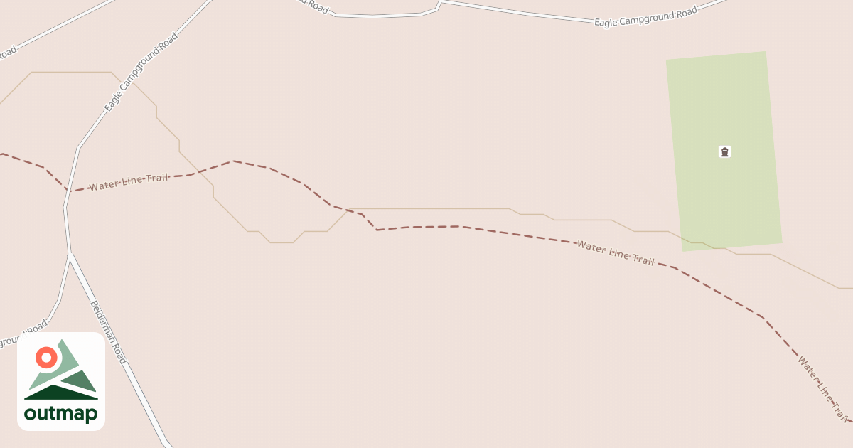 Map of Fort Egbert Water Line Trail