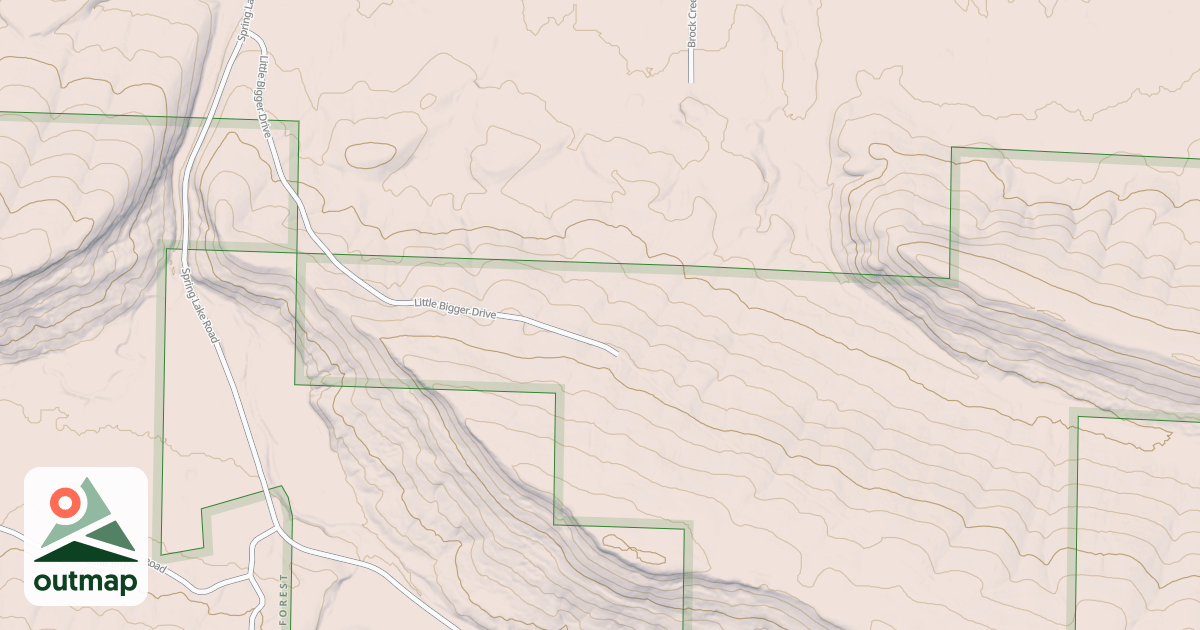Map of LITTLE SHOAL