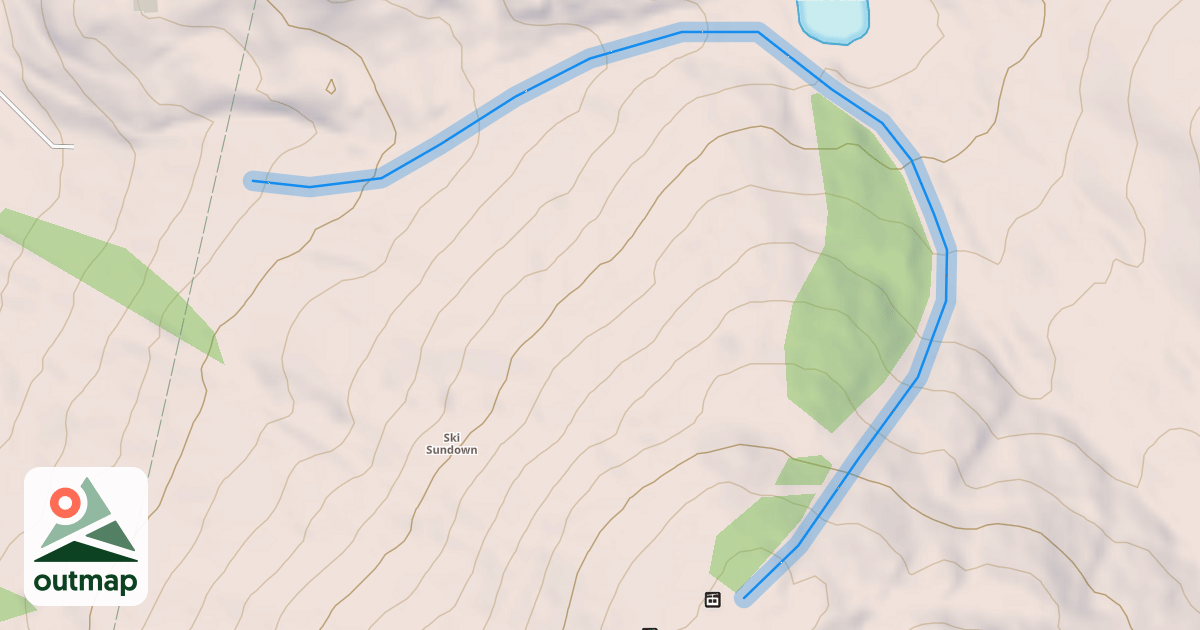 Map of Canyon Run