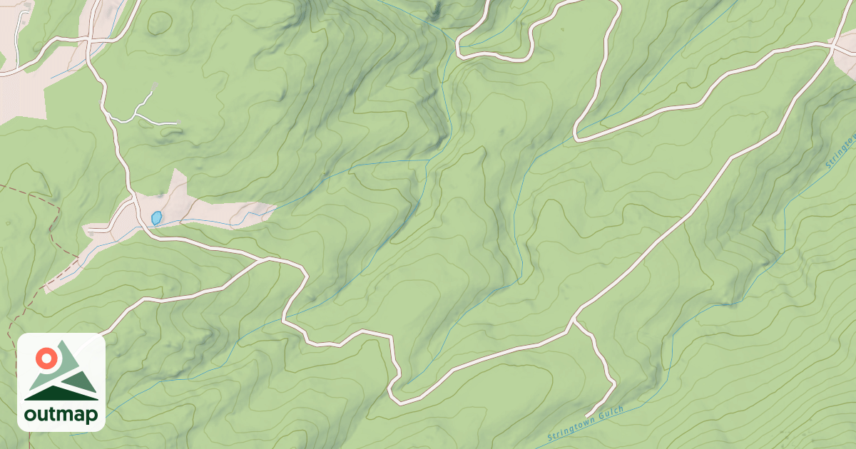 Map of BALD RIDGE