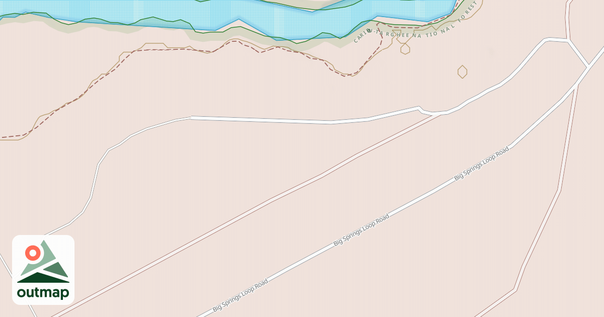 Map of BIG SPRING SH 1