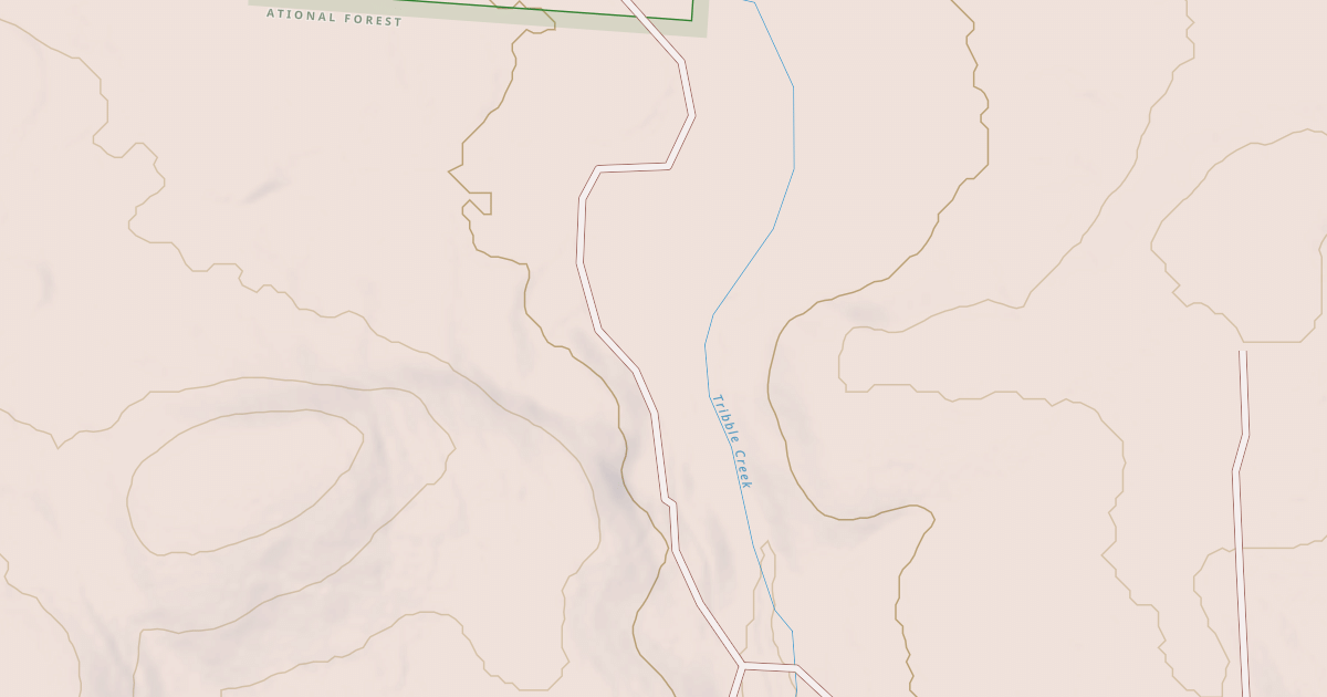 Map preview of USFS National Forest System Roads {07070D42-9D66-49B9-BE4B-B547D8E4FEB9}