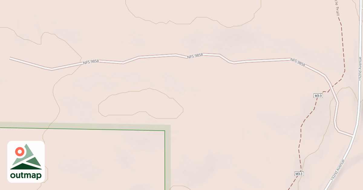 Map of 9858