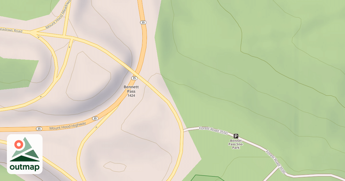 Map of BENNETT PASS