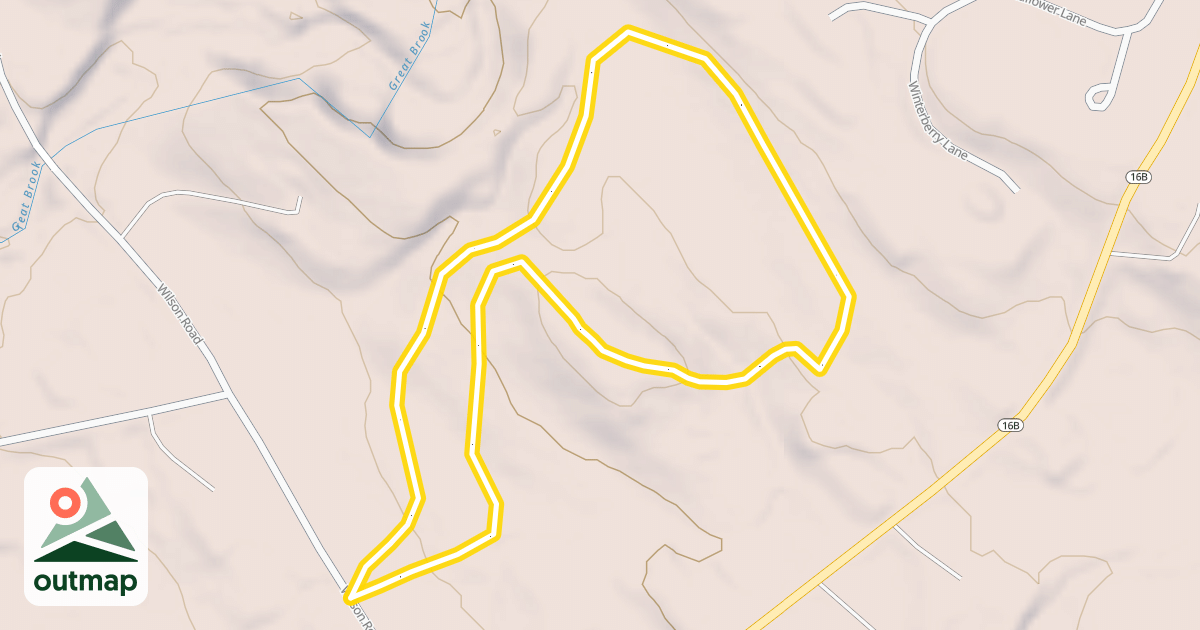 Map of Betty Whitney Trail