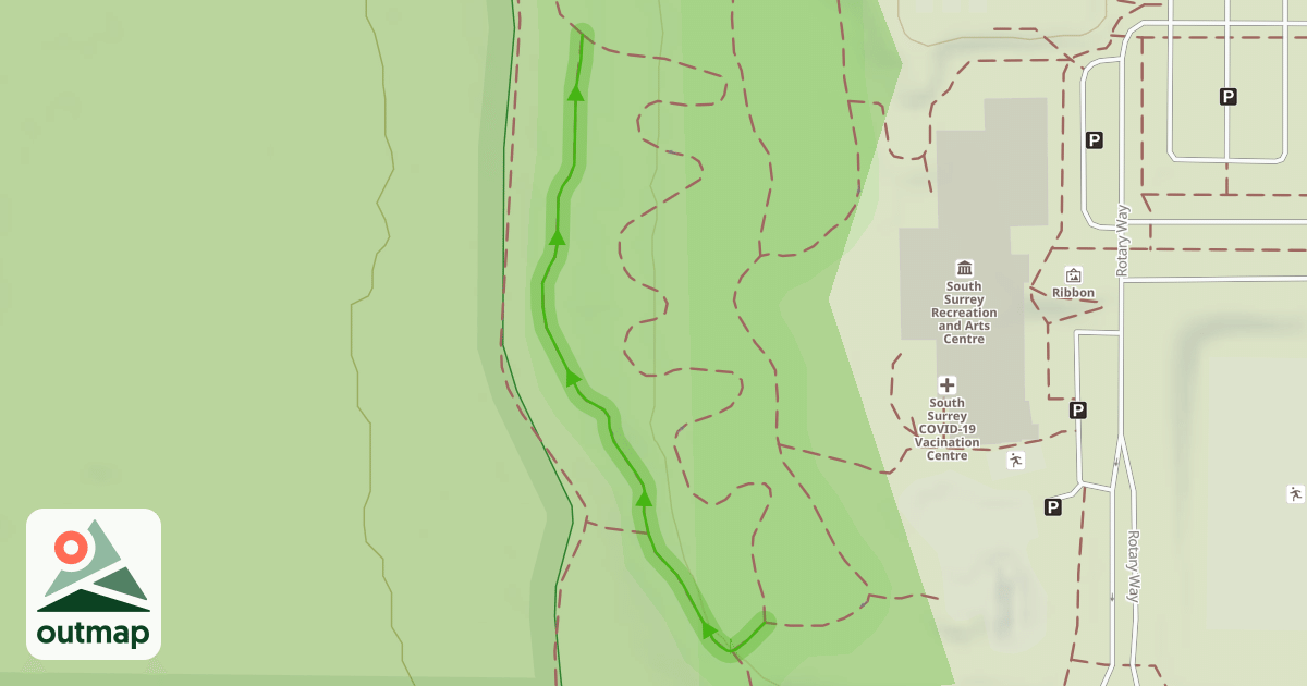 Map of Beginner Loop Trail