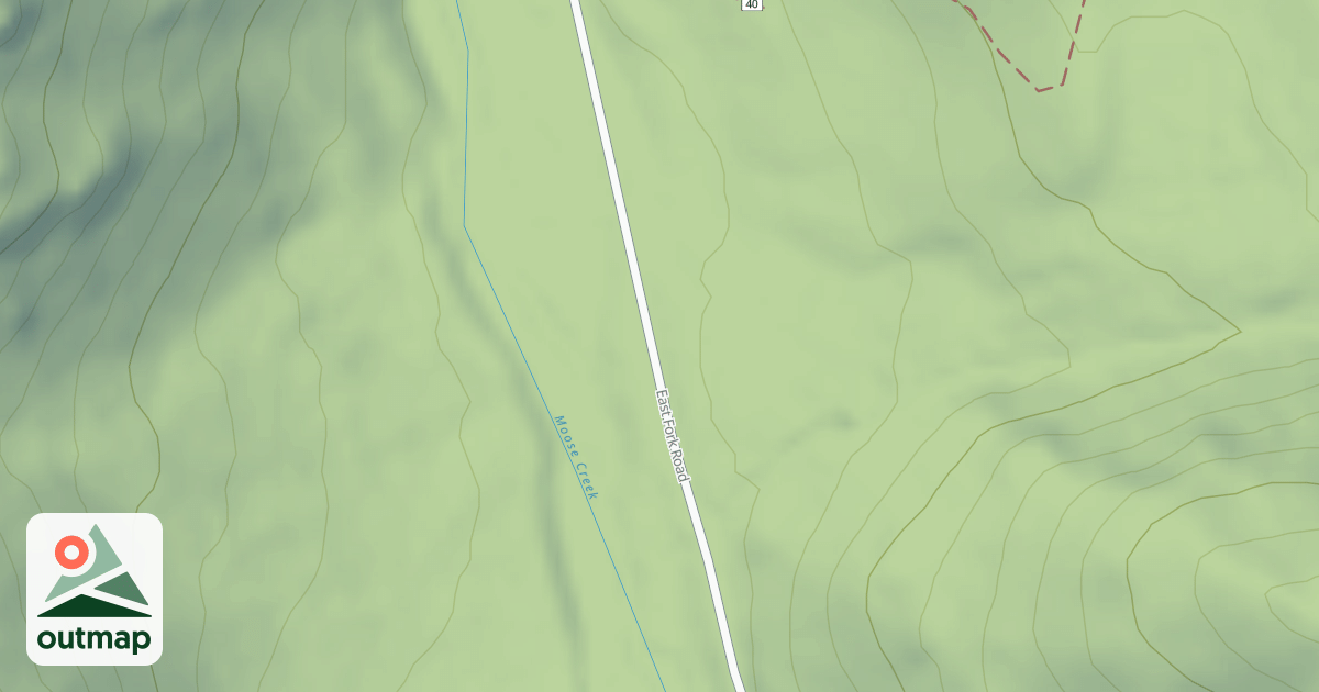 Map of (FDR) EAST FORK BITTERROOT